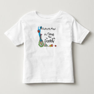 Time to Play with Daddy Toddler T-Shirt
