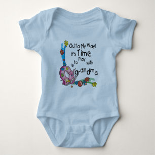 Time to Play with Grandma Baby Bodysuit