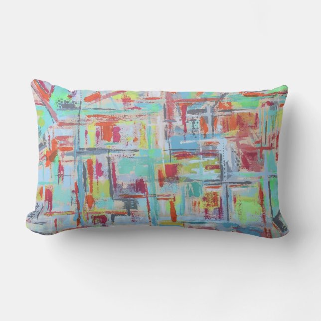 Time to Pray Outdoor Lumbar Throw Pillow (Front)