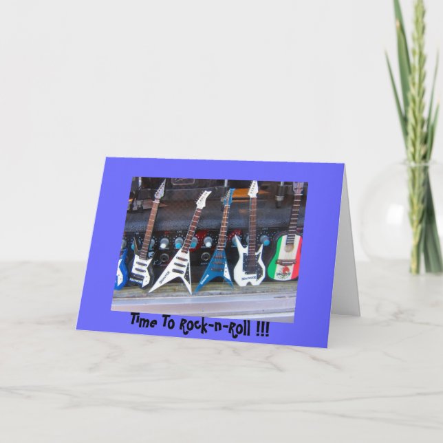 Time To Rock-n-Roll Invitation (Front)