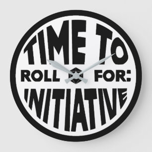 Time To Roll For Initiative Clock