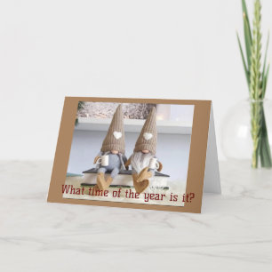 TIME TO SAY **MERRY CHRISTMAS** TO YOU! HOLIDAY CARD