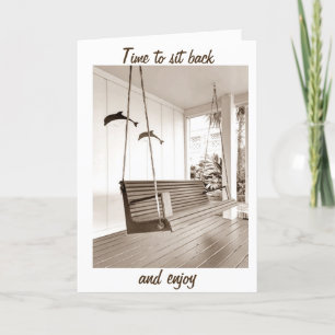 TIME TO SIT BACK/ENJOY YOUR **NEW HOME** ANNOUNCEMENT