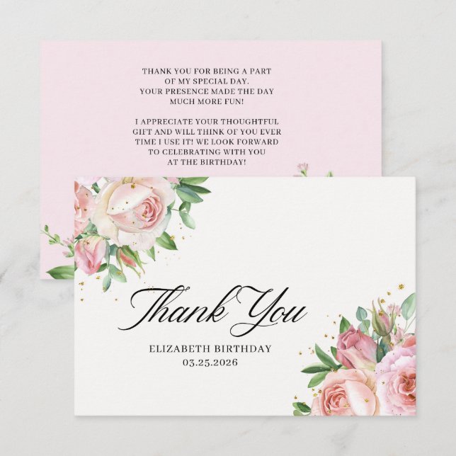 Time to spill the tea bridal shower thank you card (Front/Back)