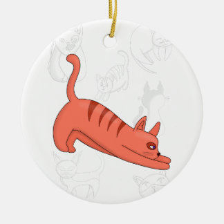 Time to Stretch Ceramic Tree Decoration