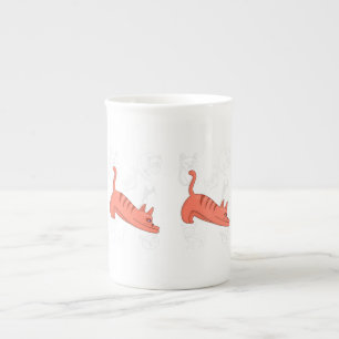 Time to Stretch Two-Tone Coffee Mug Teapot