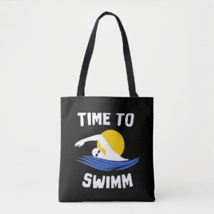 Time to swimm  tote bag