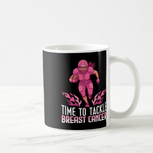 Time To Tackle Breast Cancer Awareness Footll Girl Coffee Mug