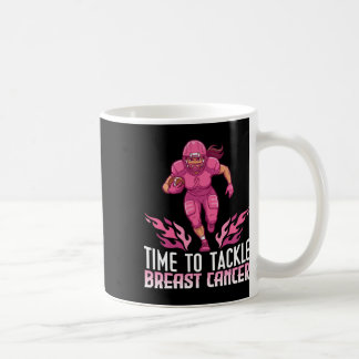 Time To Tackle Breast Cancer Awareness Footll Girl Coffee Mug