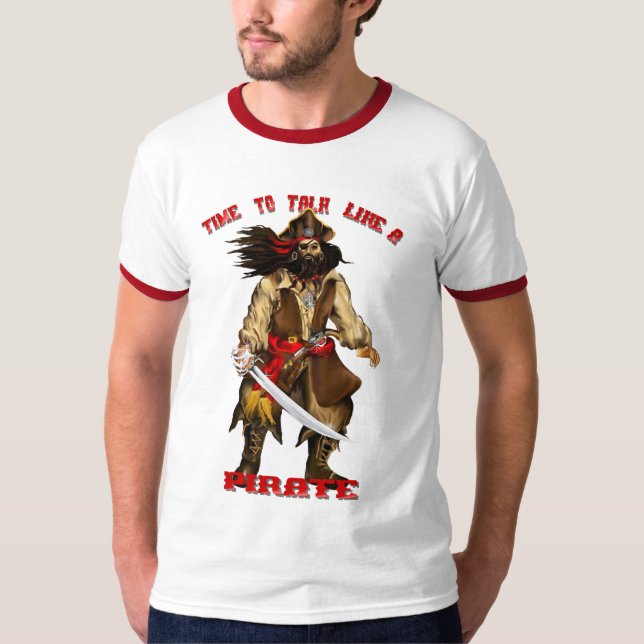 Time To Talk Like A Pirate Shirt (Front)