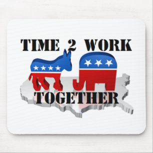 Time to Work Together - mousepad
