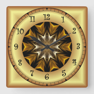 Time Travel ~ Avant-Garde Design TTA  01 ~  Square Wall Clock