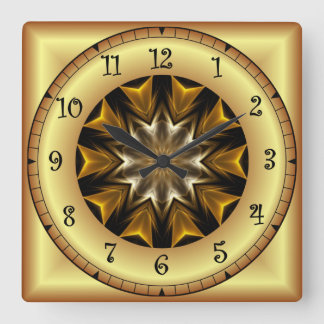 Time Travel ~ Avant-Garde Design TTA 01 ~ Square Wall Clock
