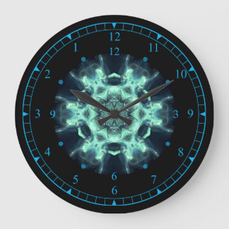 Time Travel ~ Blue Mist Space/Time Continuum ~ Large Clock
