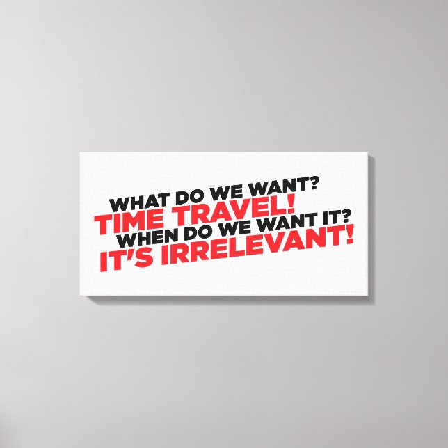 Time Travel Canvas Print (Front)