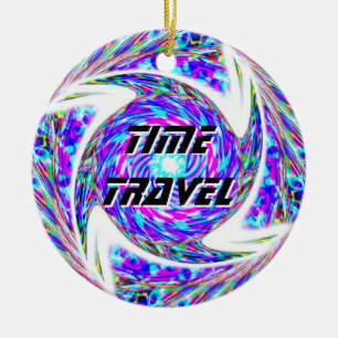 TIME TRAVEL CERAMIC TREE DECORATION
