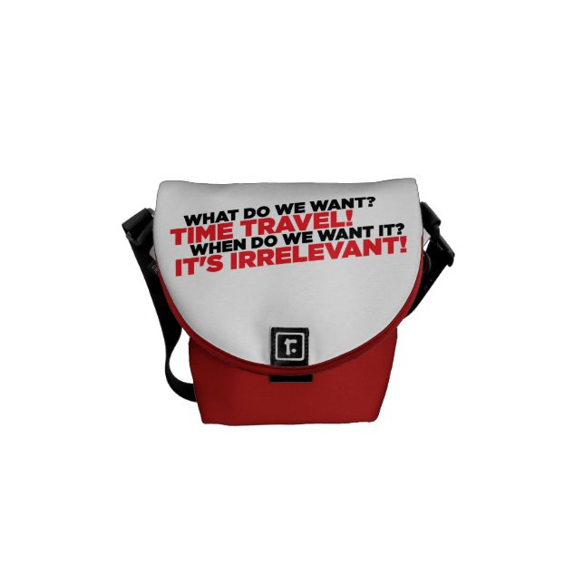 Time Travel Commuter Bag (Front)