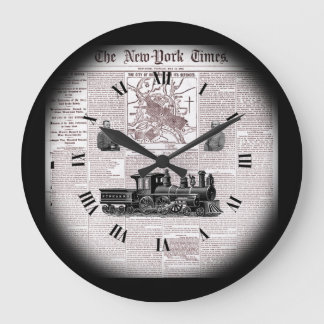 Time Travel ~ NY Times ~ May 13, 1862 ~ Richmond ~ Large Clock