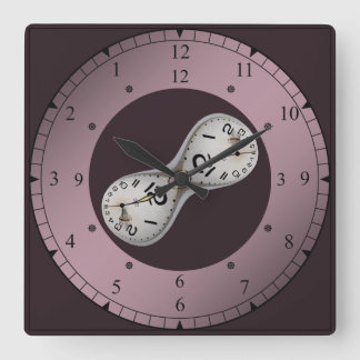 Time Travel ~ Time Bending ~ Chronokinesis ~ Square Wall Clock