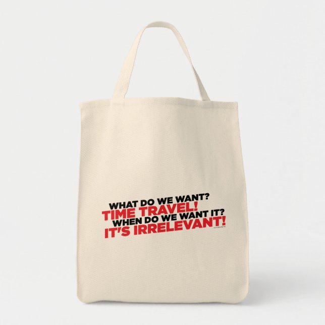 Time Travel Tote Bag (Front)