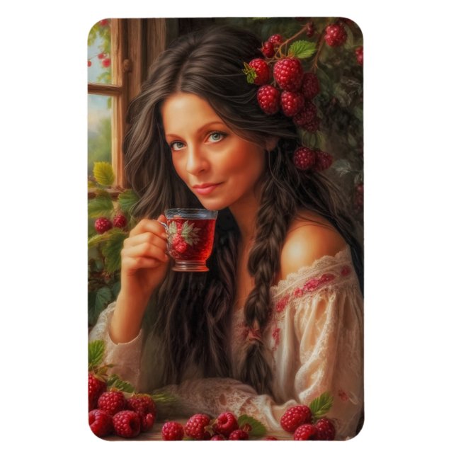 Time Traveler: Romantic Journey Magnet (Vertical)