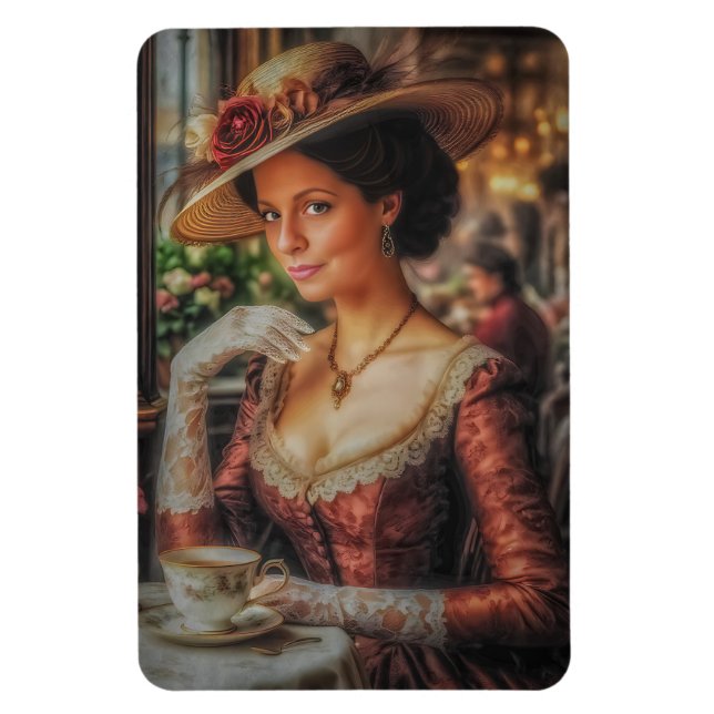 Time Traveler: Timeless Romance Magnet (Vertical)