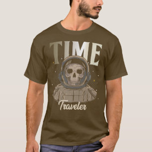 Time Traveller Astronaut Travel Space Ship Rocket T-Shirt