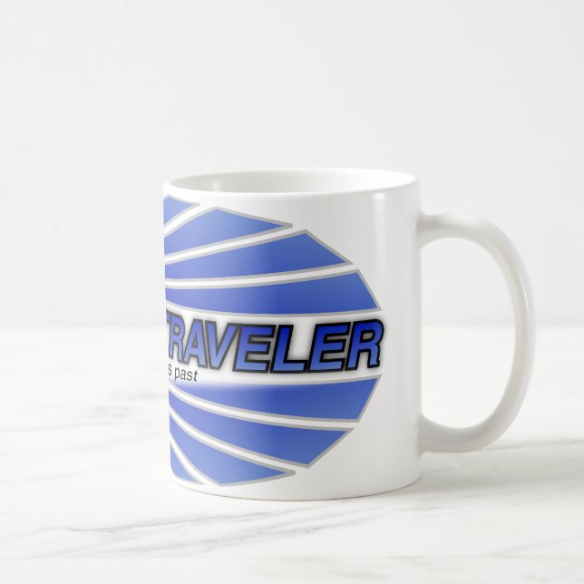 time traveller coffee mug (Right)