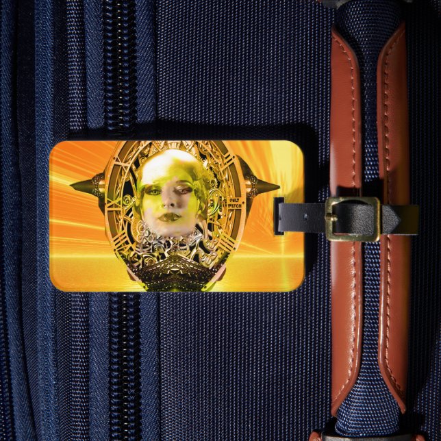 Time Traveller Luggage Tag (Front Insitu 4)