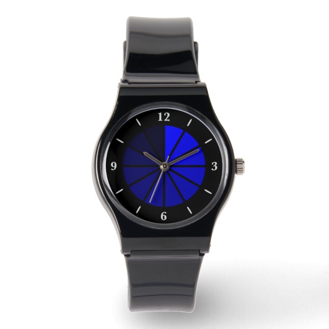 Time Traveller Watch With Light To Dark Blue (Front)
