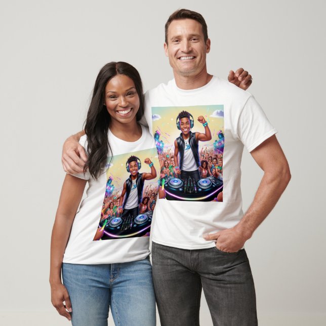 "Time-Travelling DJ T-Shirt Collection" (Unisex)