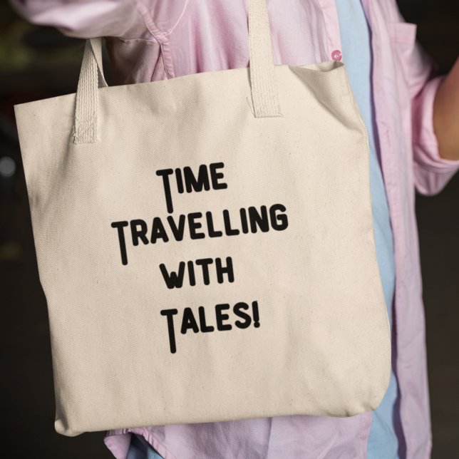 Time Travelling with Tales History Teacher Gift Tote Bag (Shop now and embark on a journey through time with every step!)