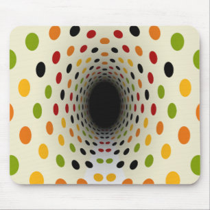 Time Tunnel to the Sixties Retro Mousepad