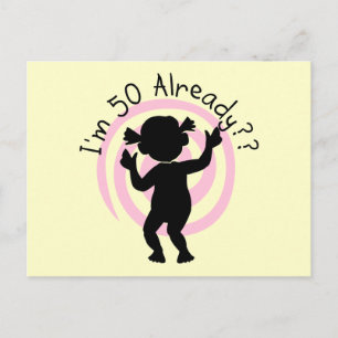 Time Warp 50 Already Tshirts and Gifts Postcard