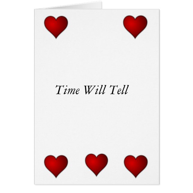 Time Will Tell (Front)