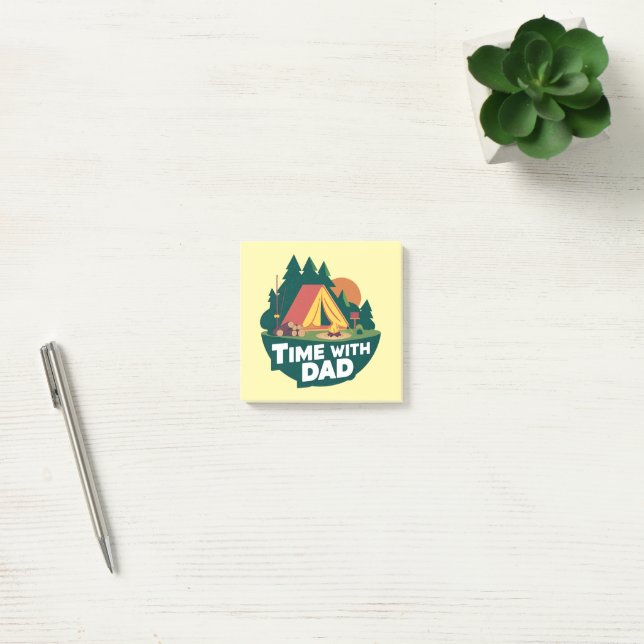 Time With Dad - Father's Day Post-it Notes (Office)