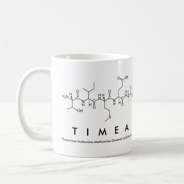 Timea peptide name mug (Left)