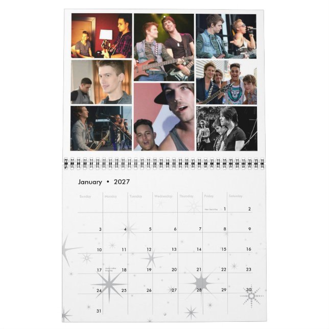 Timebomb Calendar (Jan 2027)