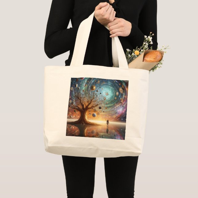 Timekeepers' Grove Large Tote Bag (Front (Product))