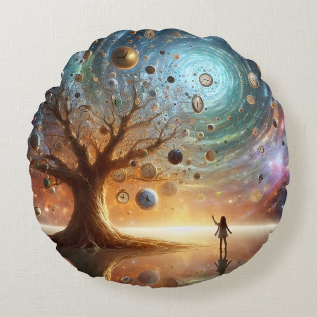 Timekeepers' Grove Round Cushion (Front)