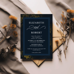 Timeless and Elegant Custom Wedding Invitation