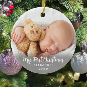 Timeless and Iconic My First Christmas Ceramic Tree Decoration