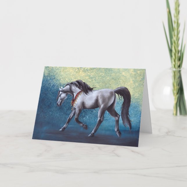 Timeless Arabian Greeting Card (Front)