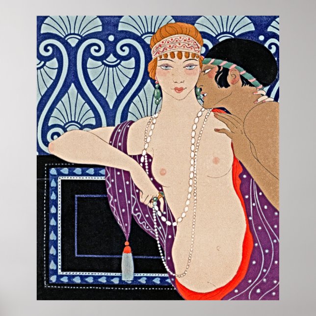 Timeless Art Deco Elegance - George Barbier  Poster (Front)