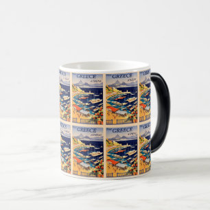 Timeless Athens Harbour Greece Magic Mug