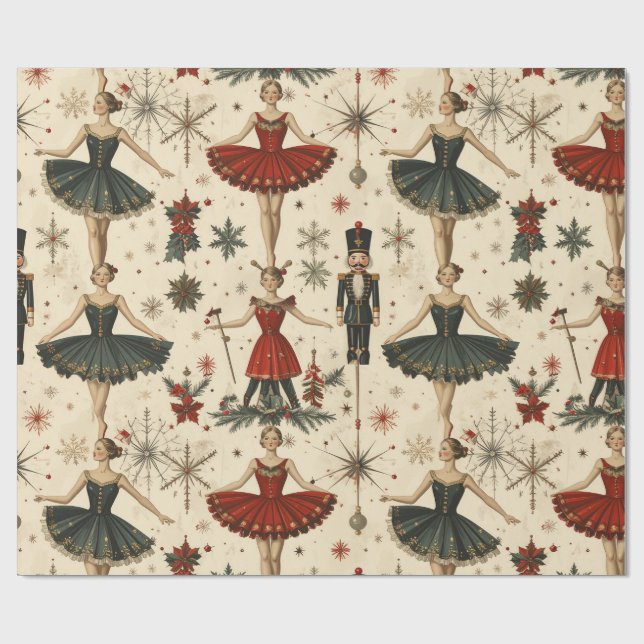 Timeless Ballerine   Wrapping Paper (Flat)