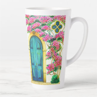 Timeless Beauty Ancient Doorway Mother's Day Poem Latte Mug