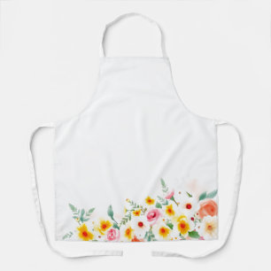 Timeless Beauty: Flowers in Full Bloom 🌸✨ Apron