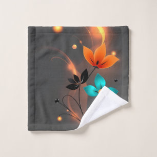 Timeless Beauty: Flowers in Full Bloom 🌸✨ Wash Cloth