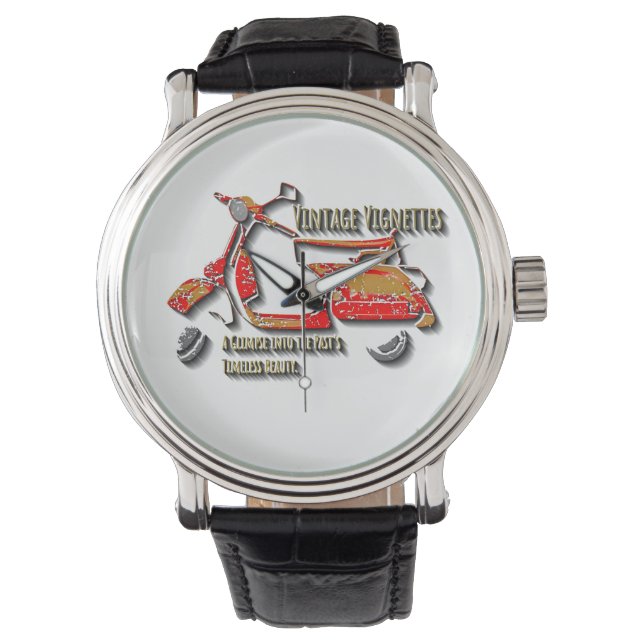 "Timeless Beauty in Vintage Vignettes" design Watch (Front)